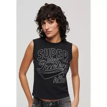 Футболка Superdry Retro Embellished , черный