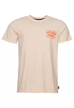Футболка Superdry, розовый