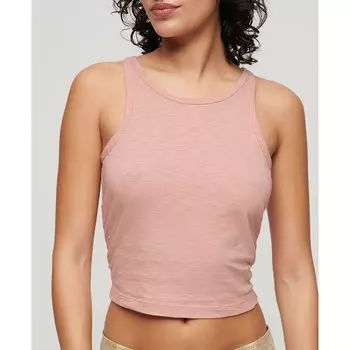 Футболка Superdry Ruched , розовый