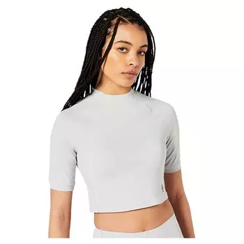 Футболка Superdry Run 3/4 Tight Crop, белый