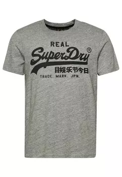 Футболка Superdry, серый