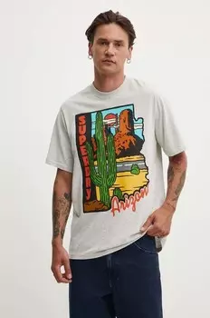 Футболка Superdry, серый