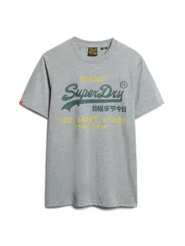 Футболка Superdry, серый