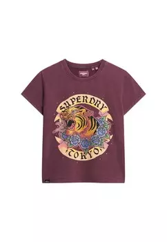 Футболка Superdry Shirt, цвет cyclamen