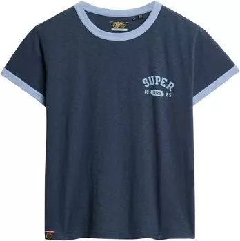 Футболка Superdry Shirt, цвет light blue/dark blue