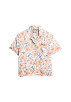 Футболка Superdry Shirt Vintage Beach Resort, цвет blue/orange
