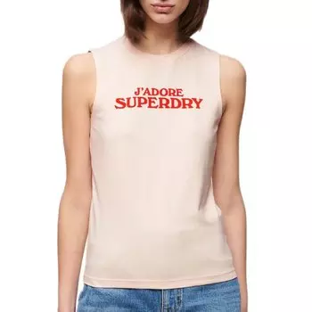 Футболка Superdry Sport Luxe Graphic Fitted , бежевый