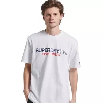 Футболка Superdry Sportswear Logo Loose Short Sleeve Round Neck, белый