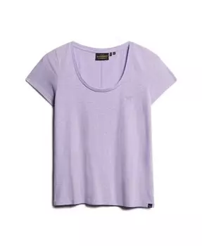 Футболка Superdry, светло-фиолетовый