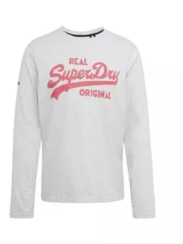 Футболка Superdry, светло-серый