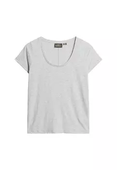 Футболка Superdry, светло-серый