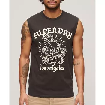 Футболка Superdry Tattoo Graphic , коричневый