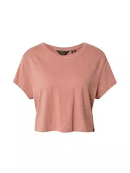 Футболка Superdry, темно-розовый