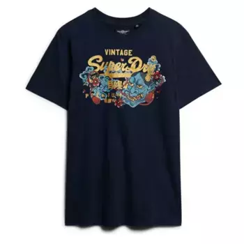 Футболка Superdry Tokyo Vl Graphic, синий
