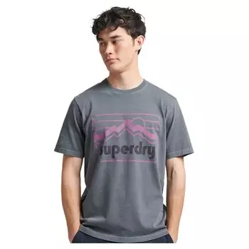 Футболка Superdry Vintage 90S Terrain T-shirt, серый