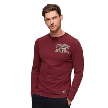 Футболка Superdry Vintage Athletic Chest Long , красный
