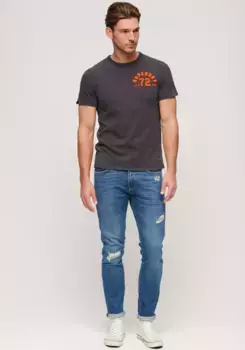 Футболка Superdry "VINTAGE ATHLETIC CHEST S/S ФУТБОЛКА", черный