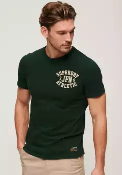 Футболка Superdry "VINTAGE ATHLETIC CHEST S/S ФУТБОЛКА", зеленый