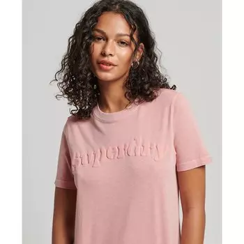 Футболка Superdry Vintage Cooper Classic, розовый