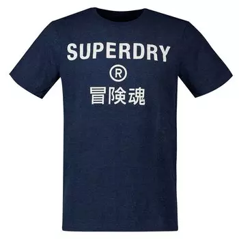 Футболка Superdry Vintage Corp Logo Marl, синий