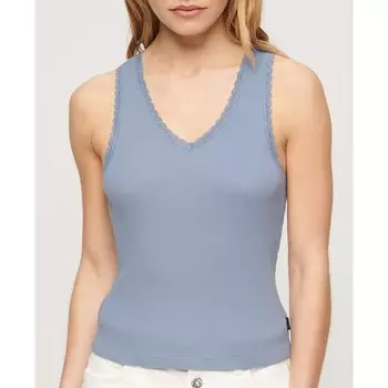 Футболка Superdry Vintage Lace Trim , синий