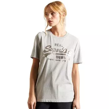 Футболка Superdry Vintage Logo Boho Sparkle, серый