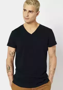Футболка Superdry "VINTAGE LOGO EMB VEE", цвет Eclipse Navy