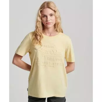 Футболка Superdry Vintage Logo Emboss, желтый