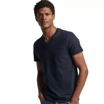 Футболка Superdry Vintage Logo Embroidered V, синий