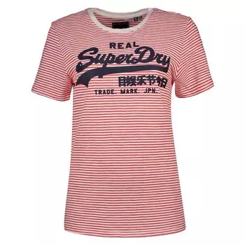 Футболка Superdry Vintage Logo Stripe, красный