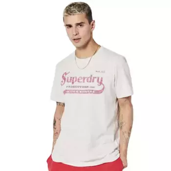 Футболка Superdry Vintage Merch Store, белый