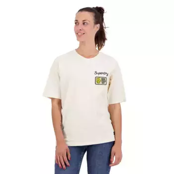 Футболка Superdry Vintage Nostalgic Patch, бежевый