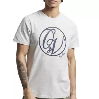 Футболка Superdry Vintage Ov Monogram, белый
