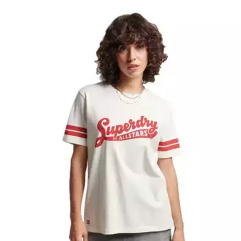 Футболка Superdry Vintage Scripted College, белый