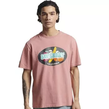 Футболка Superdry Vintage Surf Ranchero, розовый