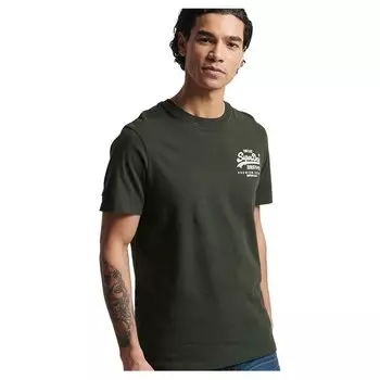 Футболка Superdry Vintage Vl Narrative Mw, зеленый