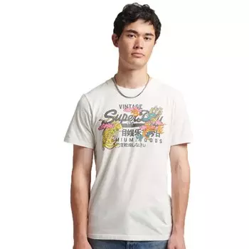 Футболка Superdry Vintage Vl Narrative, желтый