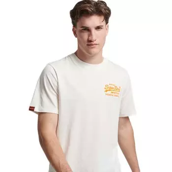 Футболка Superdry Vintage Vl Neon, белый