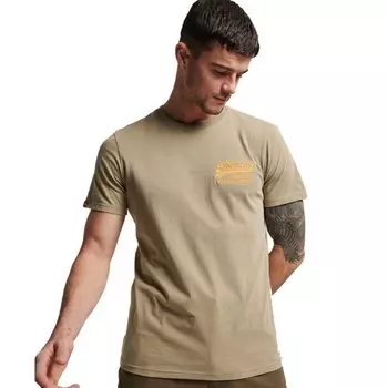 Футболка Superdry Vintage Vl Neon, бежевый