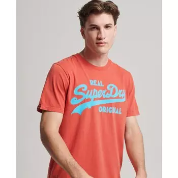 Футболка Superdry Vintage Vl Neon, оранжевый