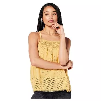 Футболка Superdry Vintage Woven Lace, желтый