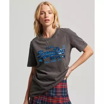 Футболка Superdry Vl Embellish, черный