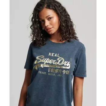 Футболка Superdry Vl Embellish, синий