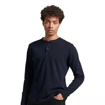 Футболка Superdry Waffle Henley, синий