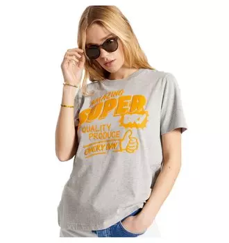 Футболка Superdry Workwear Graphic, серый