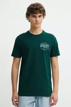 Футболка Superdry, зеленый