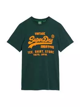 Футболка Superdry, зеленый