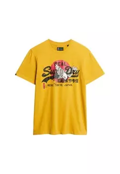 Футболка Superdry, желтый