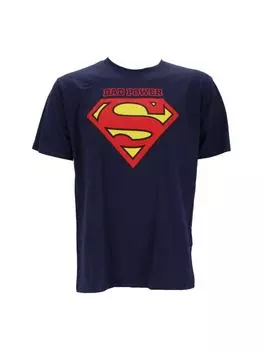 Футболка Superman Shirt fr Herren 100% Baumwolle Logo, черный