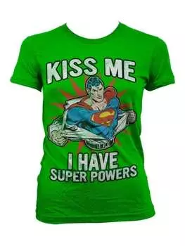 Футболка Superman, зеленый